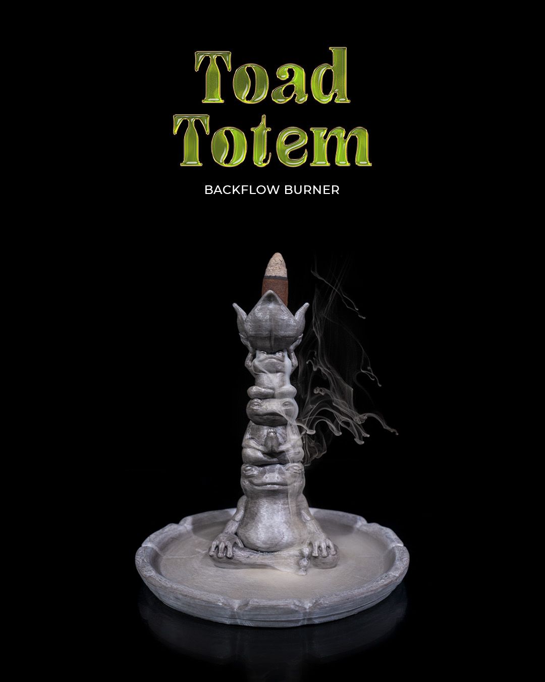 Toad Totem Backflow Burner
